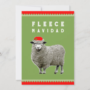 Ovejas divertidas de Navidad