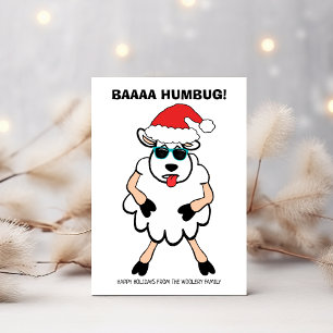 Ovejas Divertidas Scrooge Baa Humbug Navidad