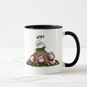 ¿Ovejas WTF del zombi? Taza