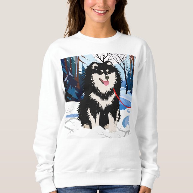 OVER EL RÍO Lapphund finlandés camisetas todos los (Anverso)