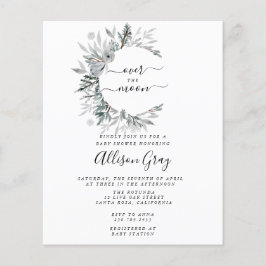 Over the Moon Baby Shower | Folleto presupuestario