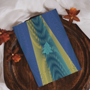 OVNI Arbol de Navidad Absorción Azul Rata Amarilla