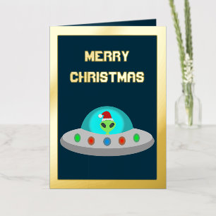 Ovni de Navidad Ho Ho Alien platillo volador perso