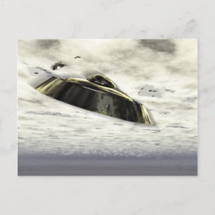 OVNIS en postal de vuelo