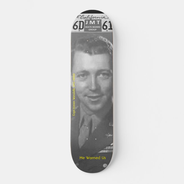 OVNIS SON REAL Patineta (Anverso)
