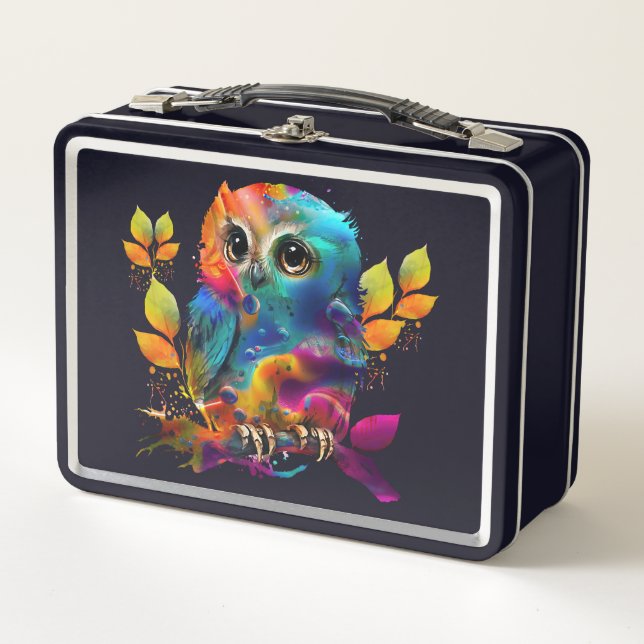 OWL COLORIDO ABSTRACTO (Anverso)