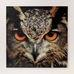 Owl Eyes Jigsaw Puzzle