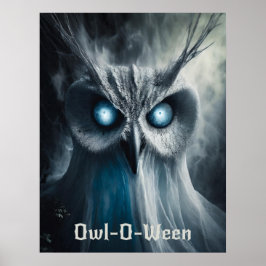 Owl-O-Ween - Impresión de Halloween