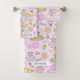 Owl Pastel Pink