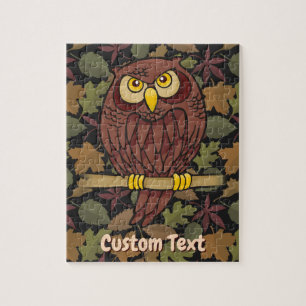 Owl Personalizado Jigsaw Puzzle