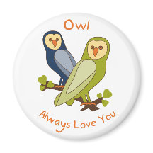 Owl siempre te quiere imán