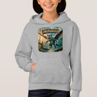 Owligator Illustration – Owl Alligator Funny Scary