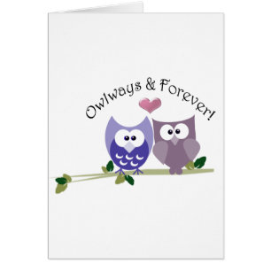 ¡Owlways y para siempre! Diseño lindo del búho