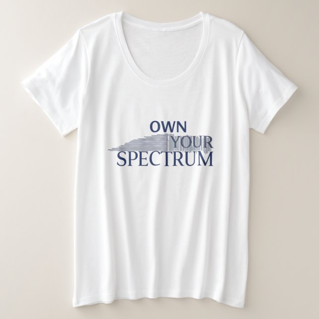 Own Your Spectrum – Autism Awareness Month Blue  (Anverso del diseño)
