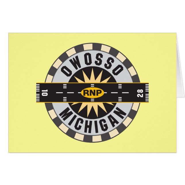 Owosso, Aeropuerto RNP de MI (Anverso (Horizontal))