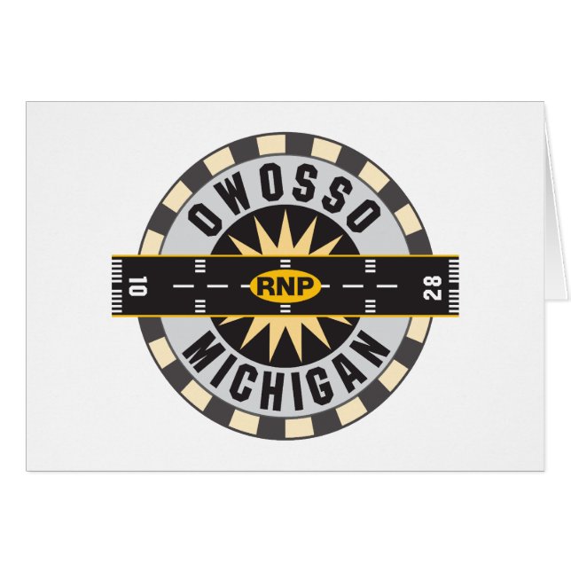 Owosso, Aeropuerto RNP de MI (Anverso (Horizontal))