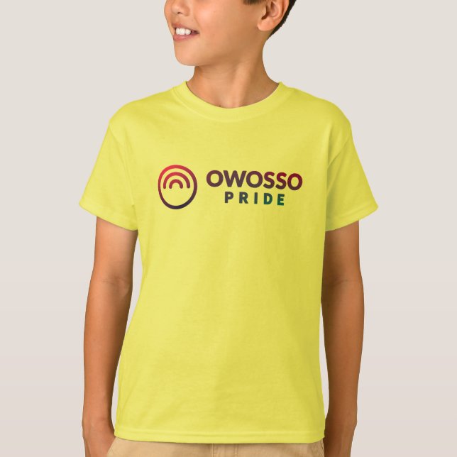 Owosso Pride Niños Tamaño Camiseta (Anverso)