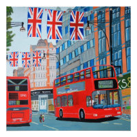 Oxford Street - Reina Dimond Jubilee Poster