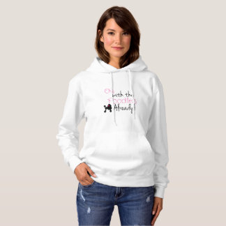 Oy con del caniche la sudadera con capucha ya -