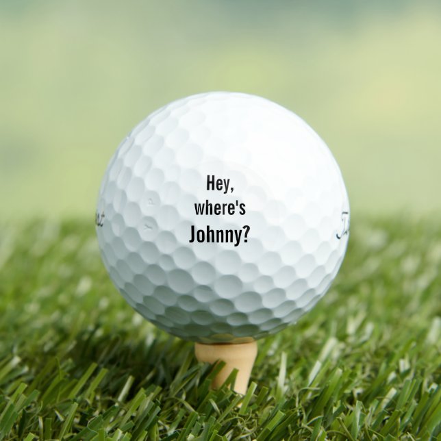 Oye, ¿dónde están las Pelotas de Golf Titleist Pro (Camiseta in situ)