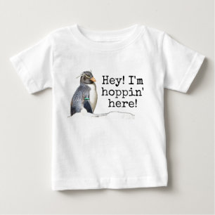 ¡Oye! ¡Estoy aquí! Camisa del pinguino del Rock