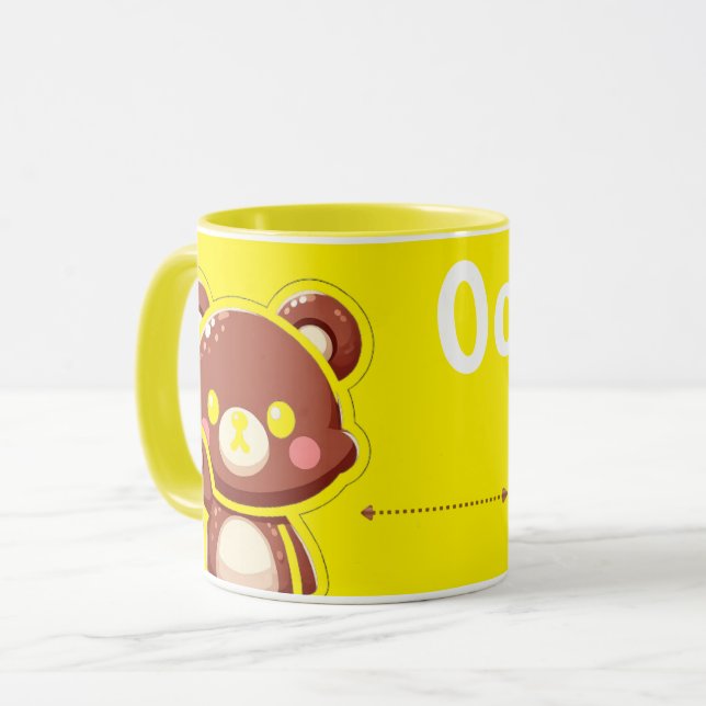 ¡Oye tú! Taza del osito de peluche lindo – Regalo  (Anverso izquierdo)