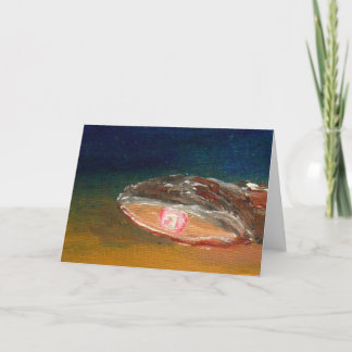 Oyster con Pearl - Tarjeta de saludo