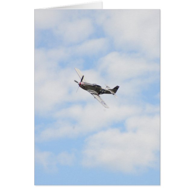 P51 Mustang en vuelo (Frente)