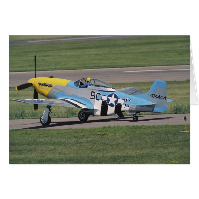 P-51 D norteamericano Dazzling Donna en la (Anverso (Horizontal))