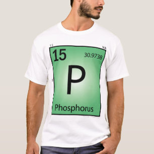 (p) camiseta fosforada del elemento - frente