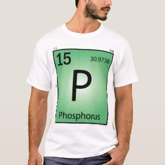 (p) camiseta fosforada del elemento - frente