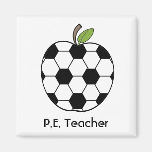 P.E. Imán de Apple del balón de fútbol del