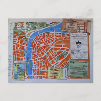 P es para la postal de Praga