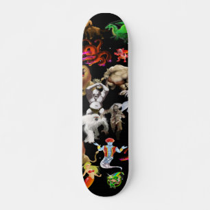 P es para Phoenix Skateboard (Negro)
