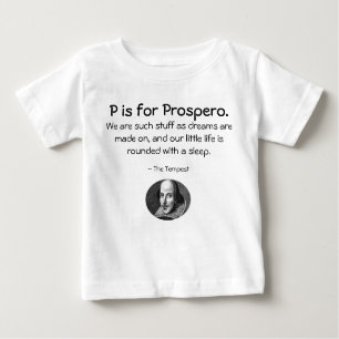 P es para Prospero ・ Una pequeña camiseta de Shake