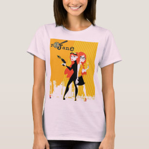 P. I. Jane camiseta básica para mujeres de color r