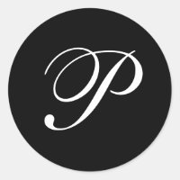 P Pegatinas Monogramas