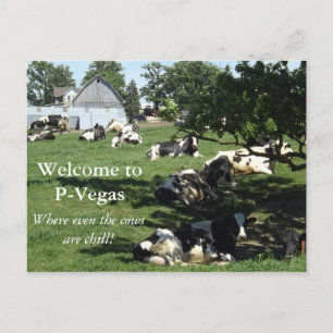 P-Vegas Platteville, postal de Wisconsin