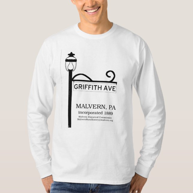 PA de Malvern - Camiseta de la avenida de Griffith (Anverso)