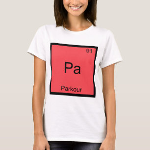 Pa - Parkour Camiseta divertida con símbolo de ele