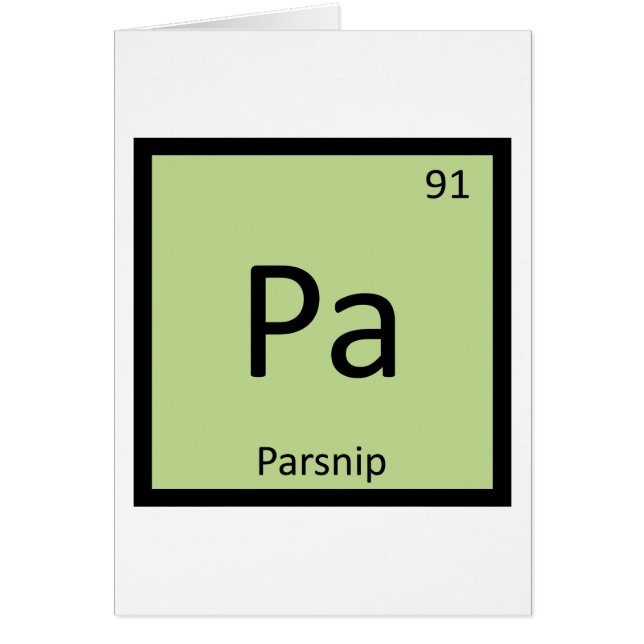 Pa - Tabla Periódica De Química Vegetable De Parri (Frente)