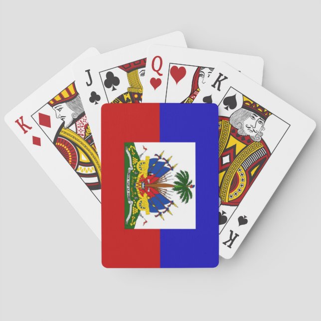 Pabellón de cartas de juego de Haití (Reverso)