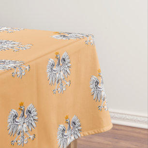 Pabellón polaco Águila y mantel de comida polaco