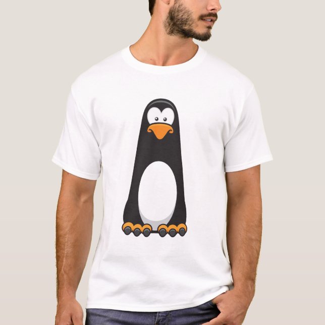 Pablo la camiseta para hombre del pingüino (Anverso)