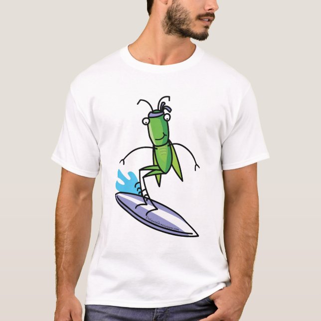 Paciencia, camiseta que practica surf del (Anverso)