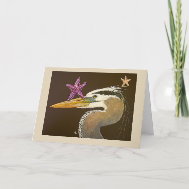 Paciencia de la tarjeta de garza (Anverso)