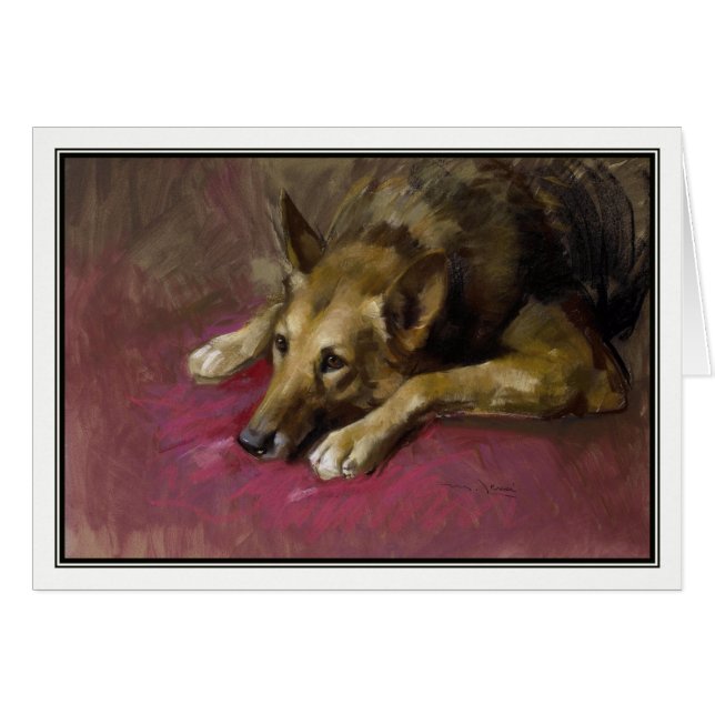 Paciente alsaciano por Marino Lenci (Anverso (Horizontal))