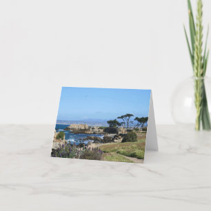 Pacific Coastline, tarjeta de notas en blanco
