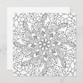 Pacífico otoño: Tarjeta de colorear de bosques