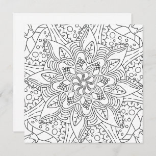 Pacífico otoño: Tarjeta de colorear de bosques